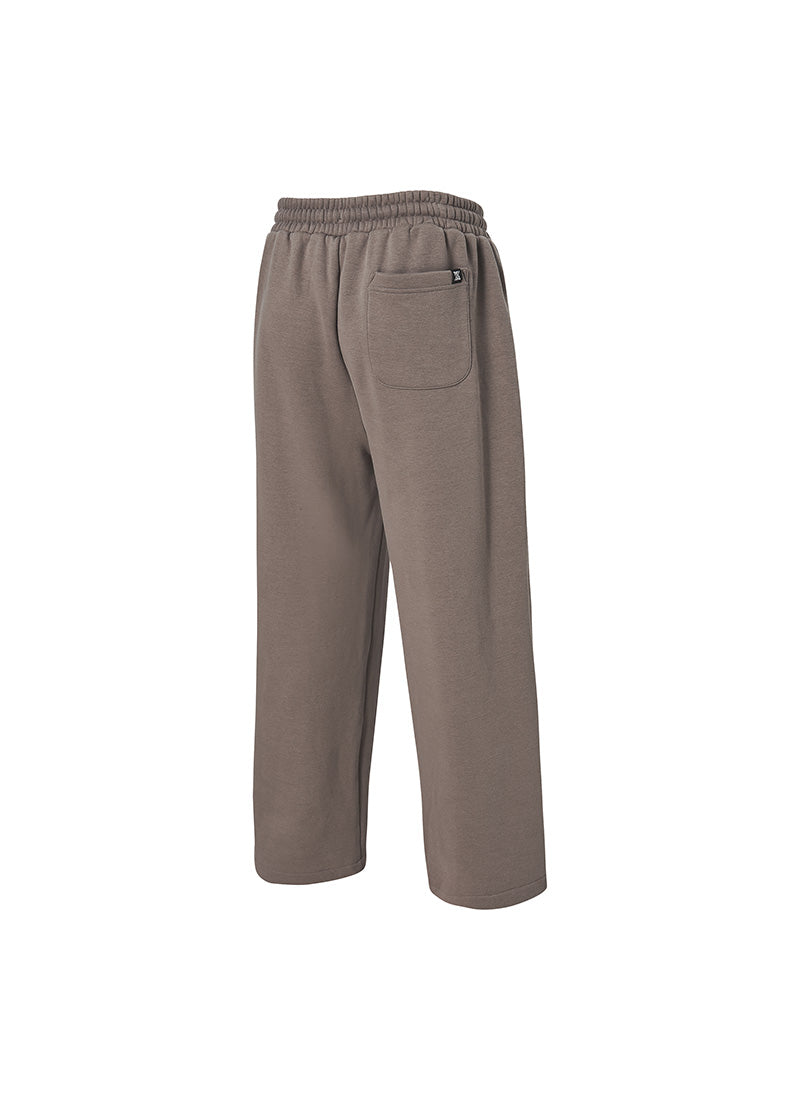 Warm Soft Men's Pintuck Wide Pants - Brown