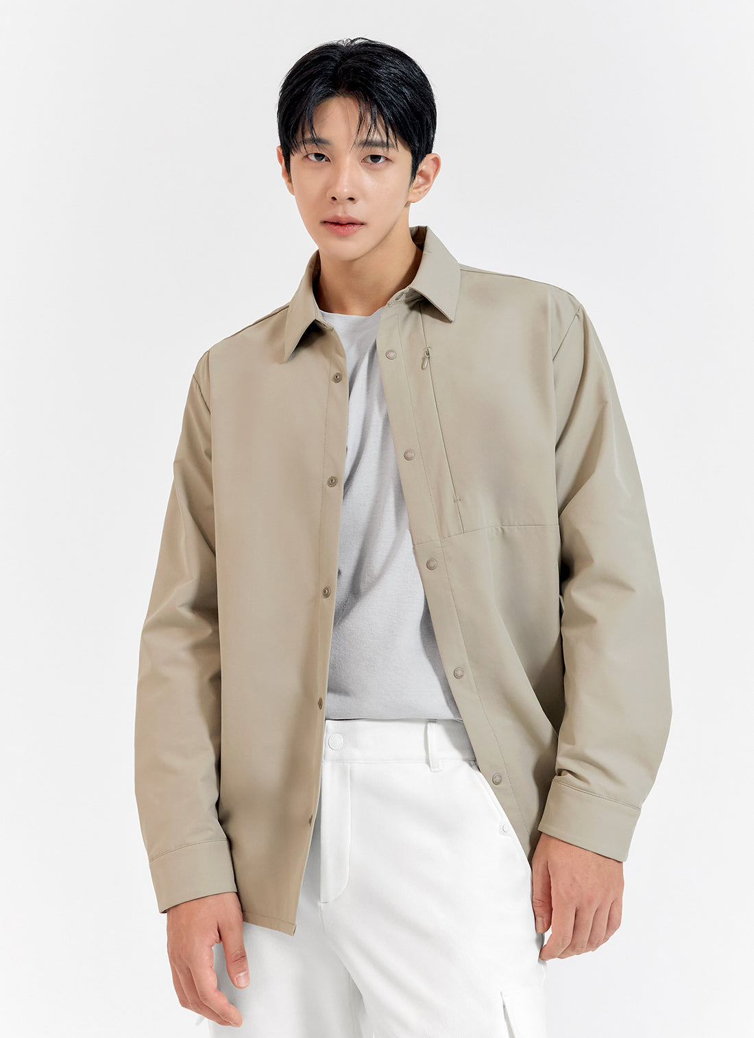 All-Round Work Men's Shirt - Light Beige
