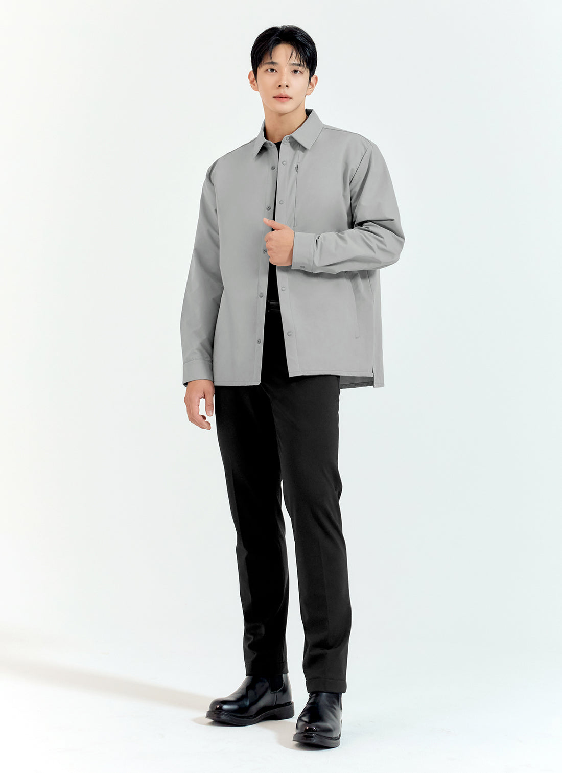 All-Round Work Men's Shirt - Light Gray