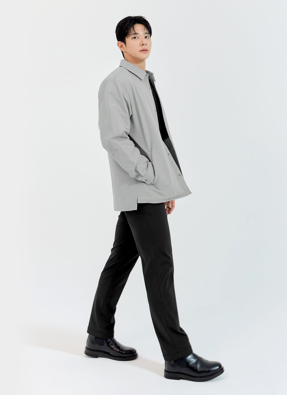 All-Round Work Men's Shirt - Light Gray