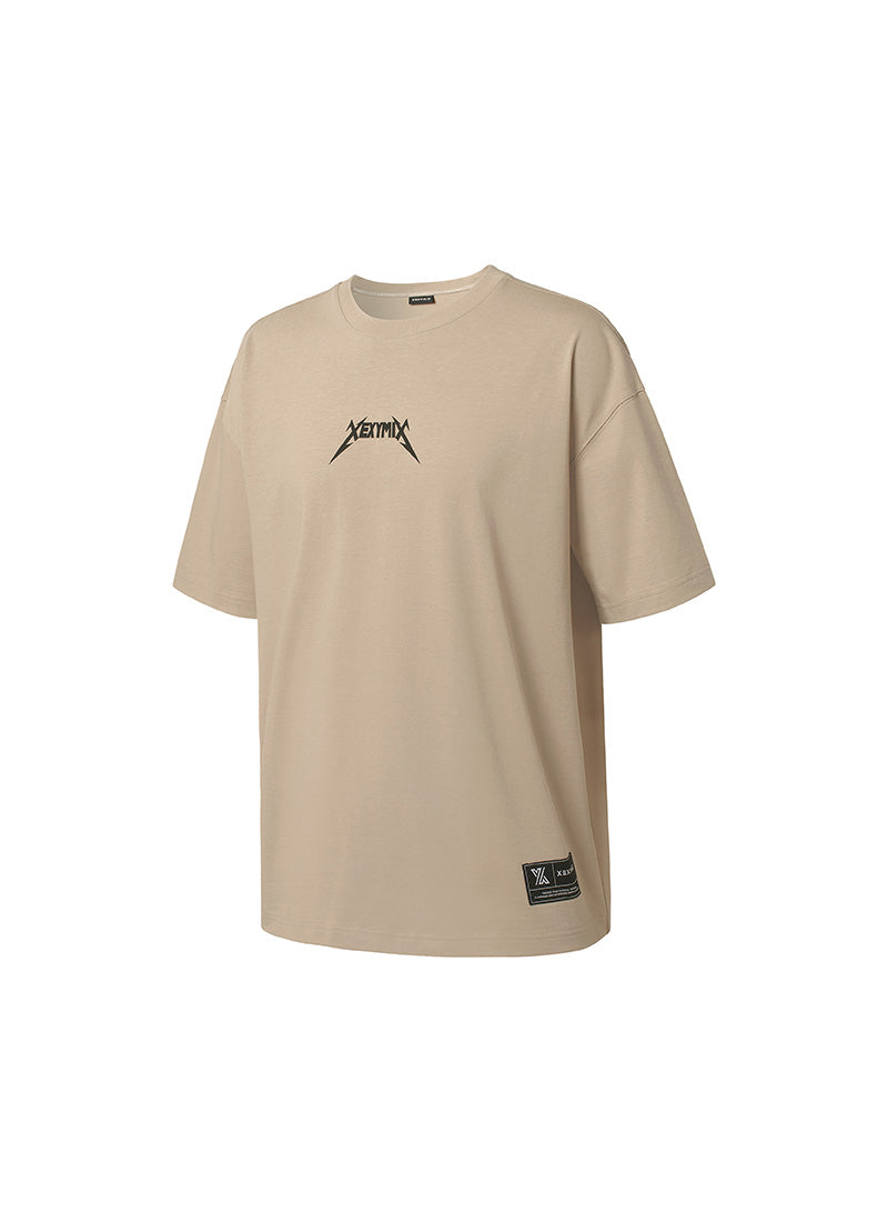 NX Men's Logo Overfit Short Sleeve - Beige