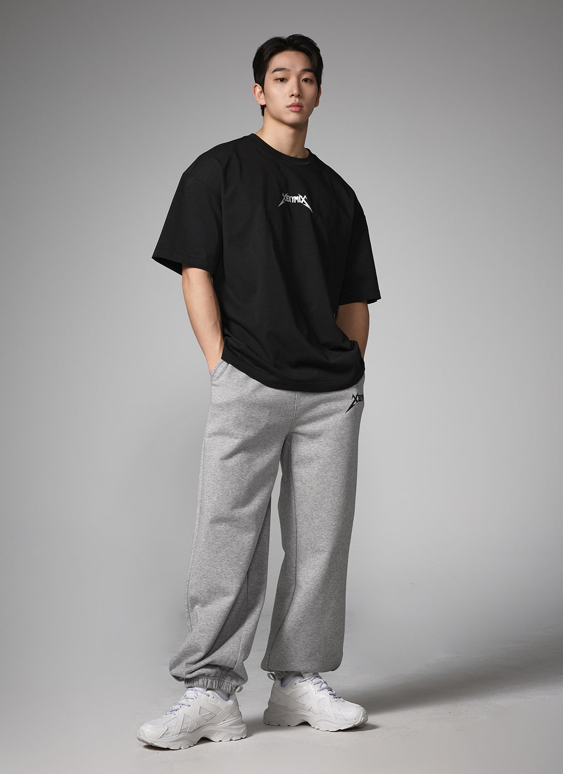 NX Men's Logo Overfit Short Sleeve - Black