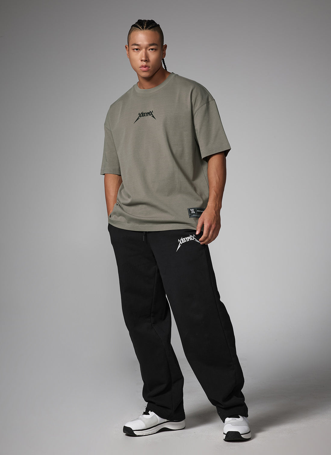 NX Men's Logo Overfit Short Sleeve - Khaki