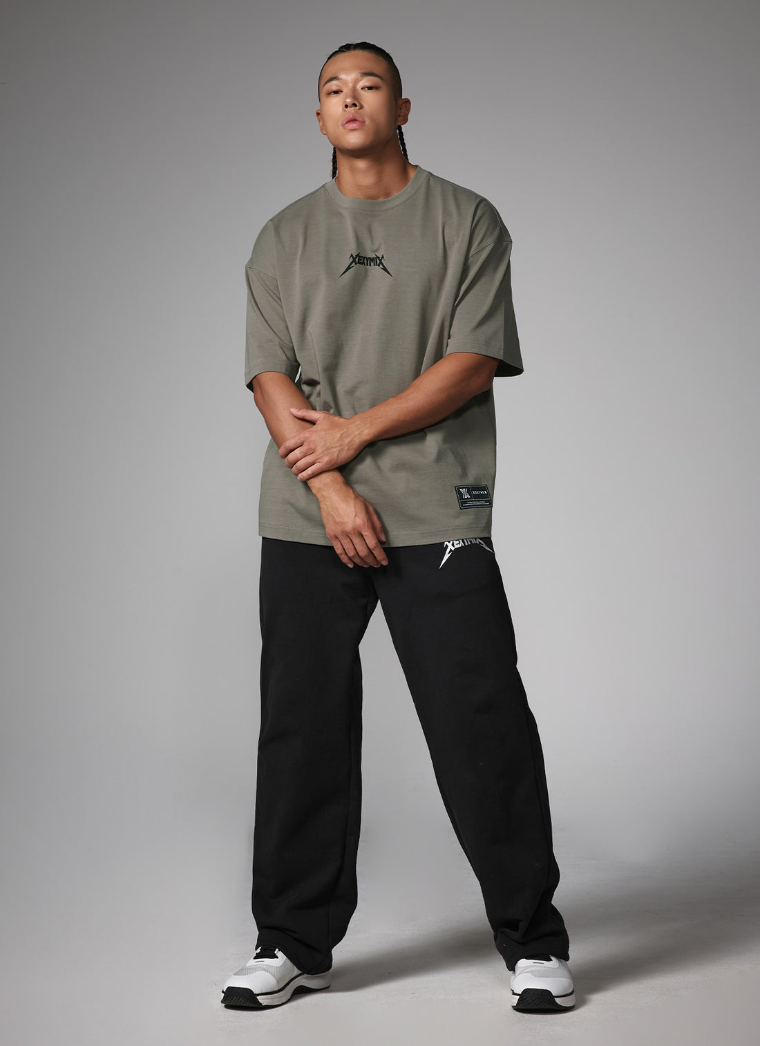 NX Men's Logo Overfit Short Sleeve - Khaki