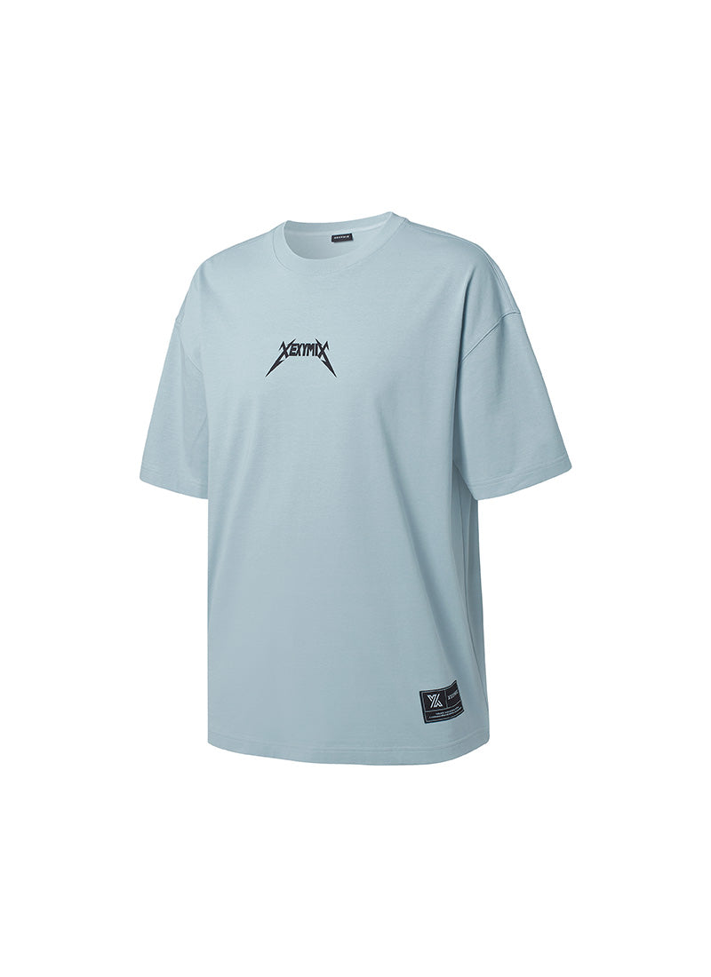 NX Men's Logo Overfit Short Sleeve - Light Blue