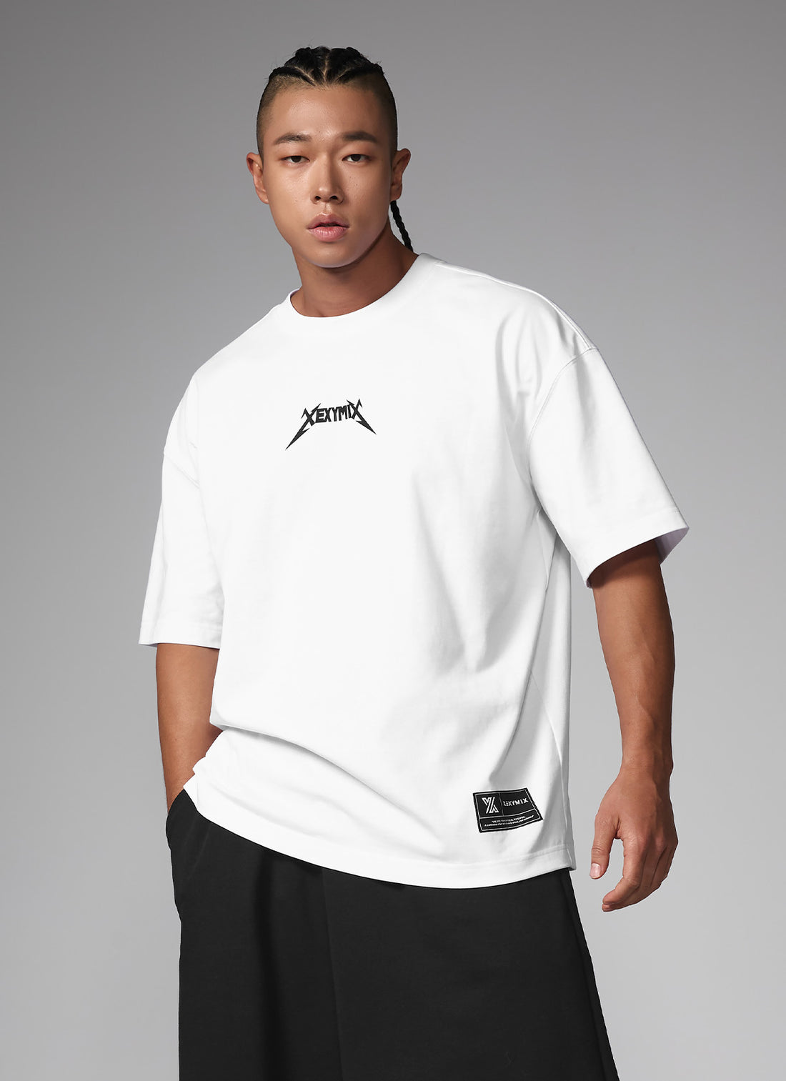 NX Men's Logo Overfit Short Sleeve - White