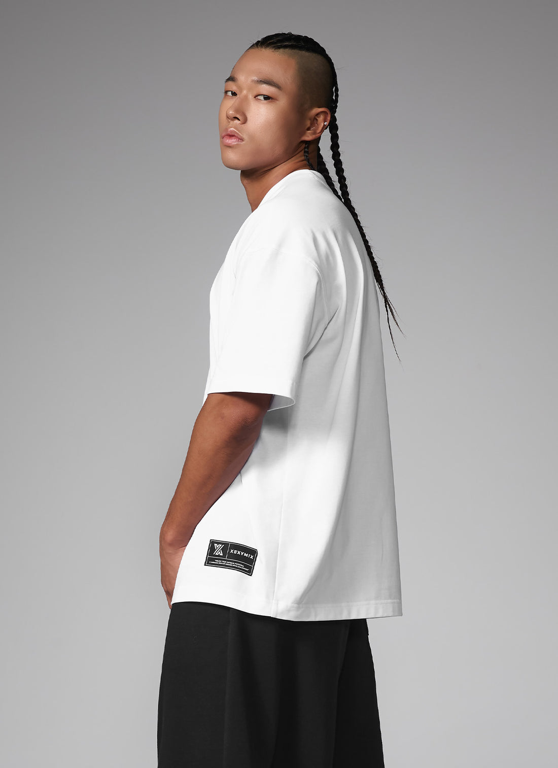 NX Men's Logo Overfit Short Sleeve - White