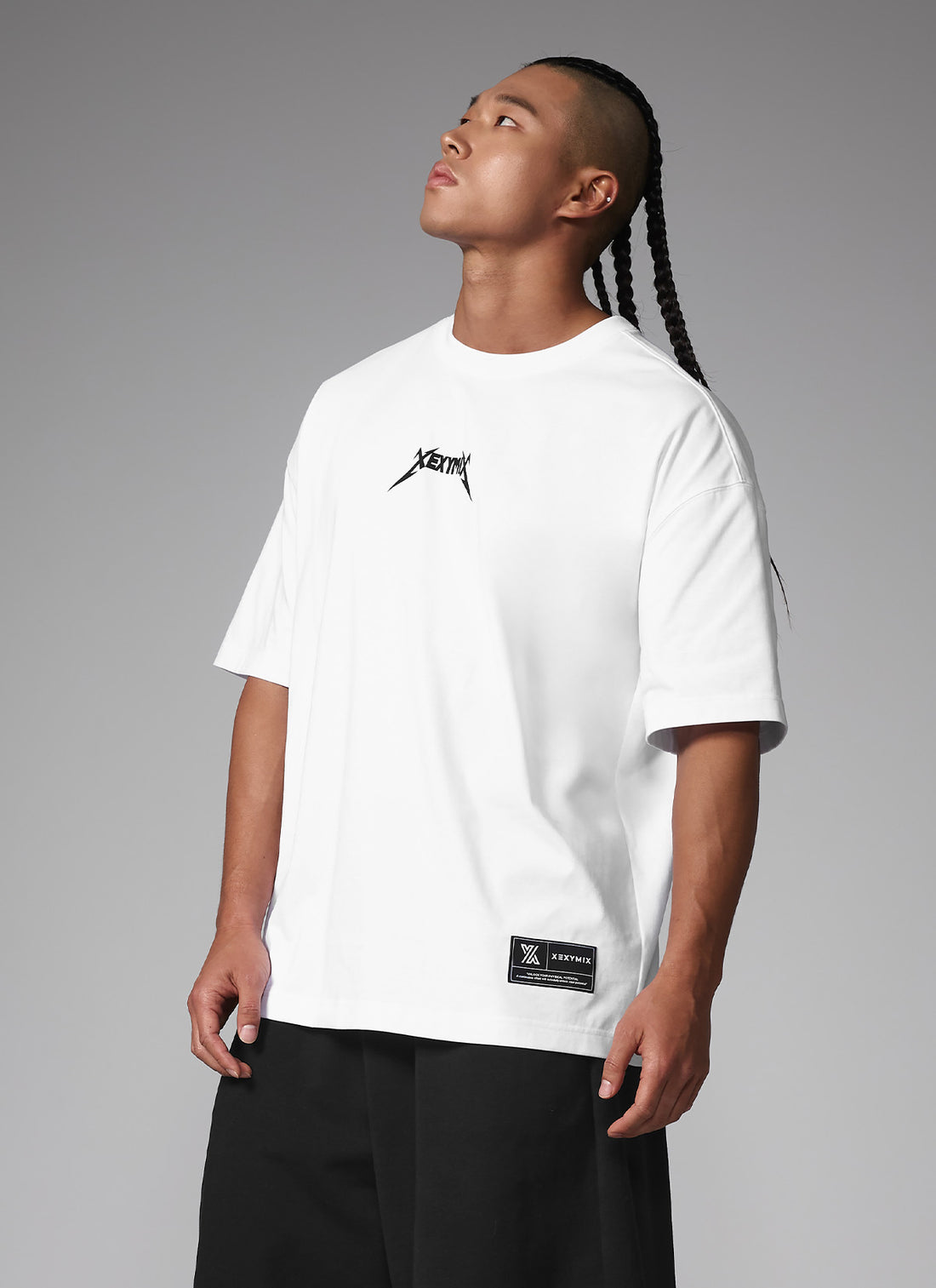 NX Men's Logo Overfit Short Sleeve - White