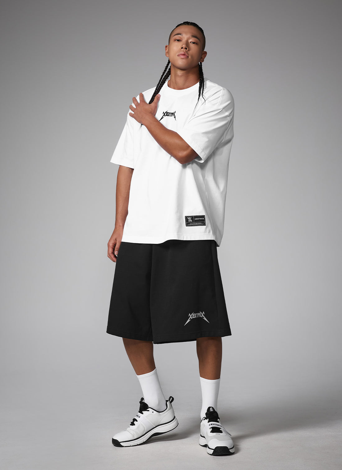 NX Men's Logo Overfit Short Sleeve - White