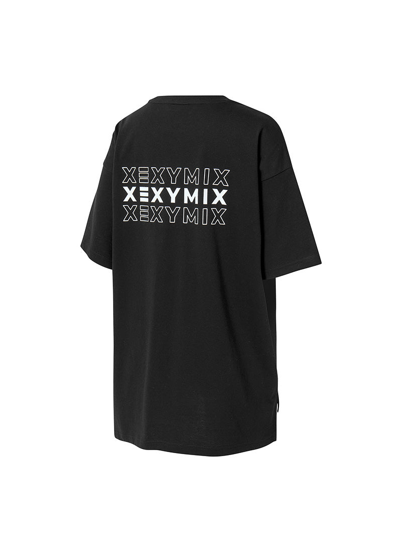 Philipper Cotton Overfit T-shirt - Black