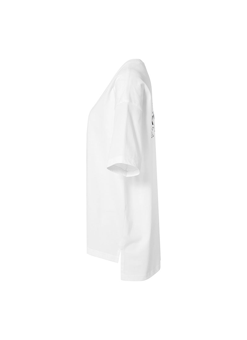 Philipper Cotton Overfit T-shirt - White Ivory