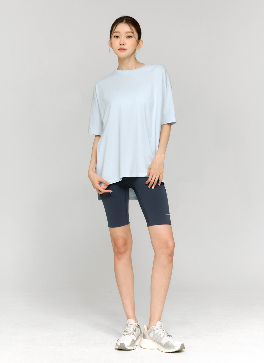 Philipper Cotton Overfit T-shirt - Clear Sky