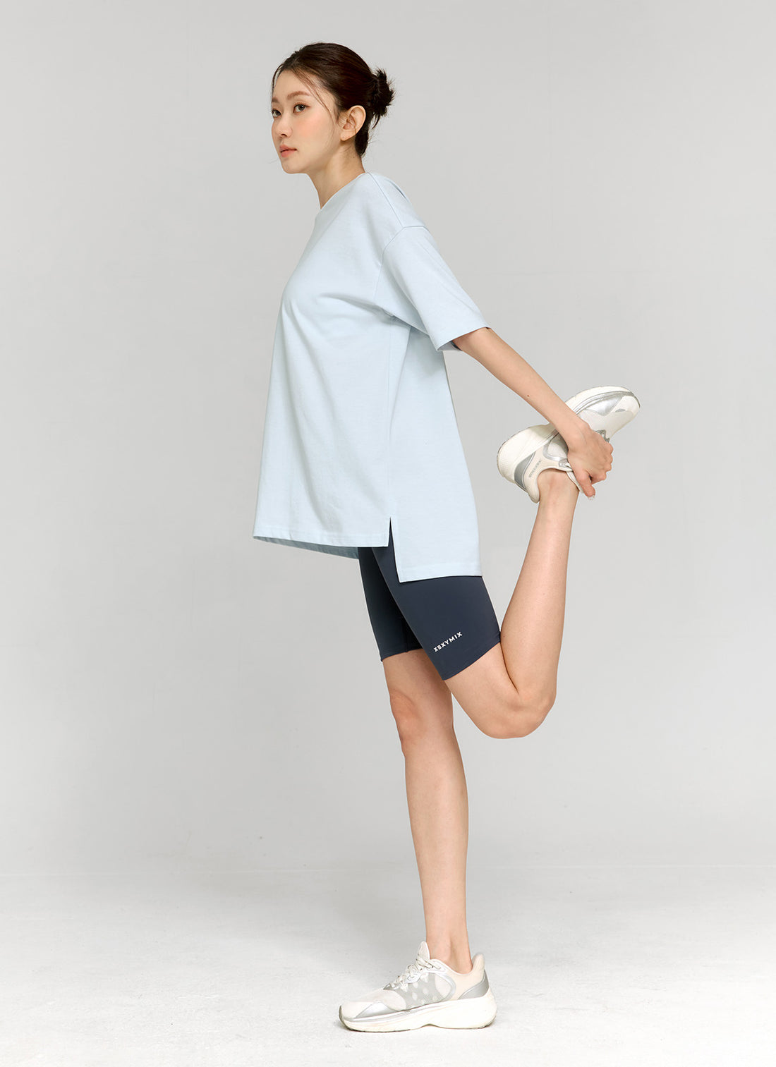 Philipper Cotton Overfit T-shirt - Clear Sky