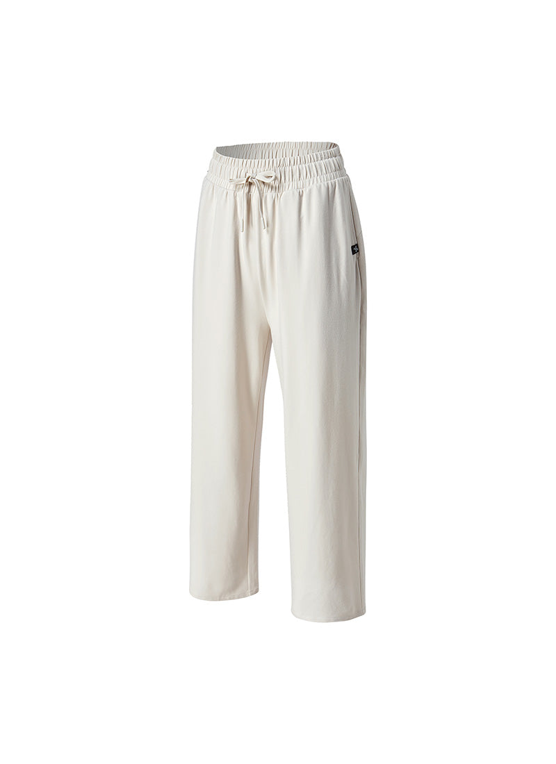 Soft Modal Wide Pants - Moonlit Beige