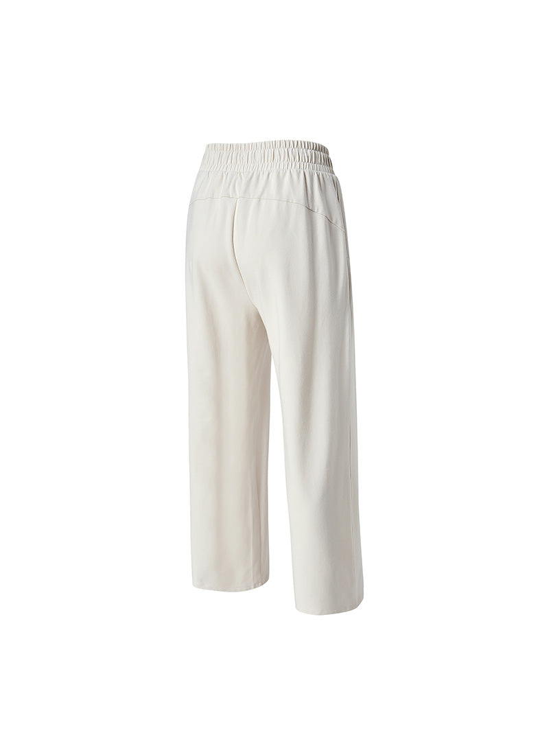 Soft Modal Wide Pants - Moonlit Beige