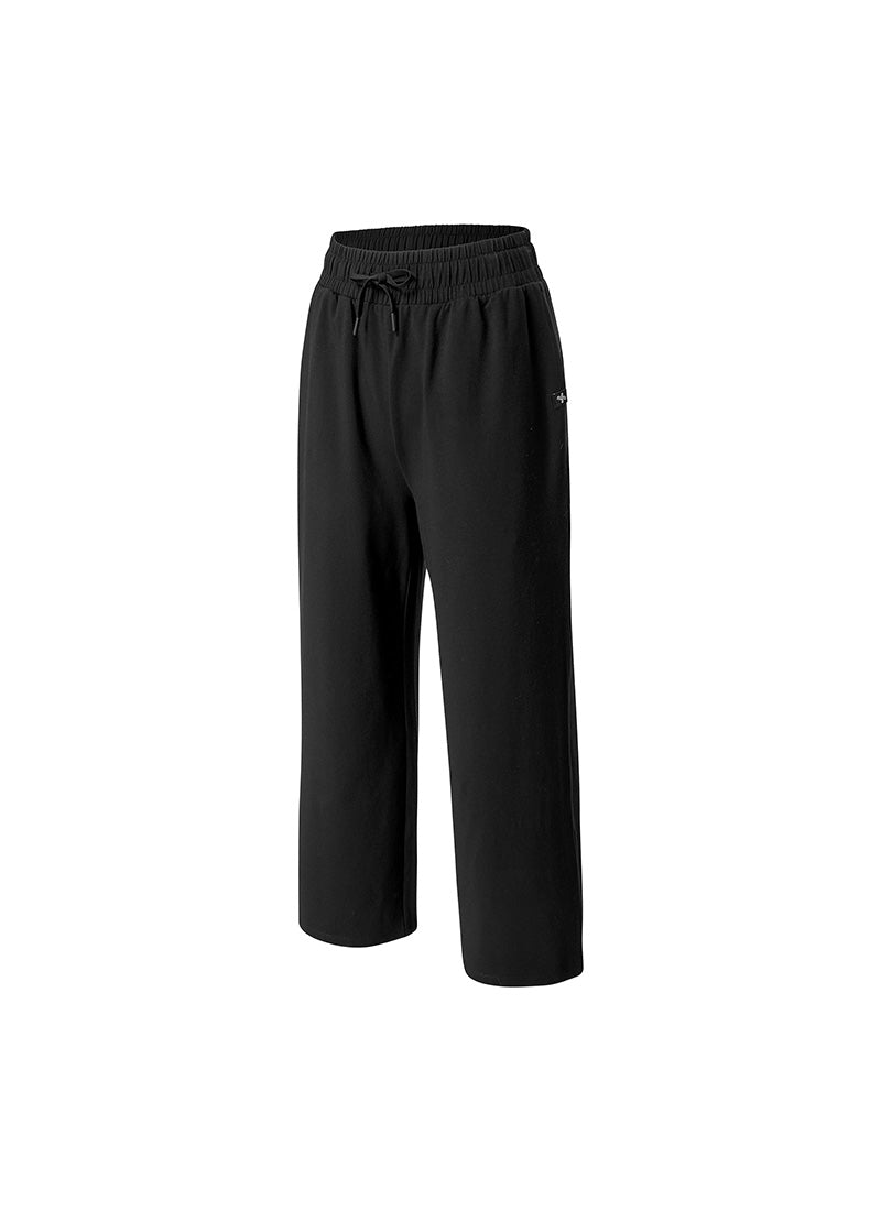 Soft Modal Wide Pants - Black