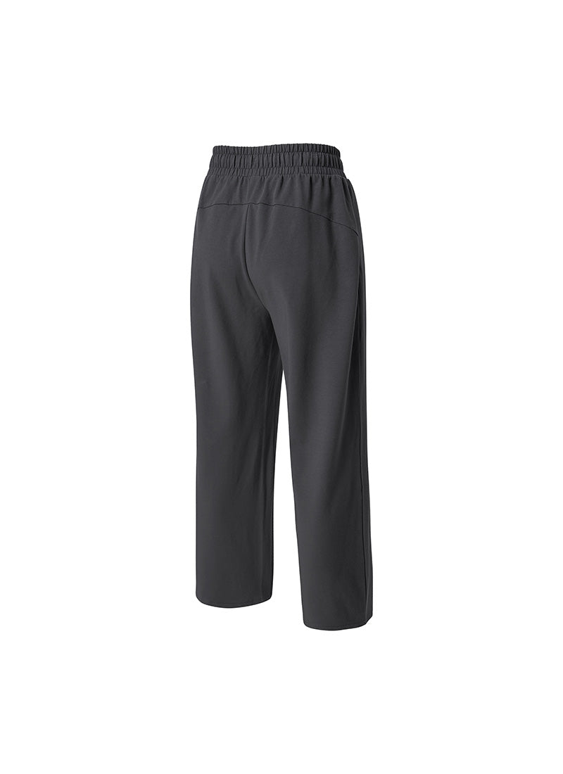 Soft Modal Wide Pants - Smoky Charcoal