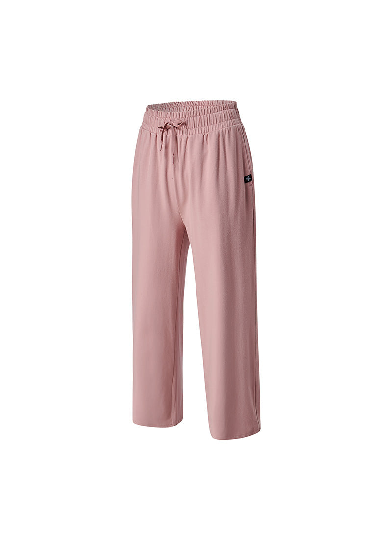 Soft Modal Wide Pants - Breeze Pink