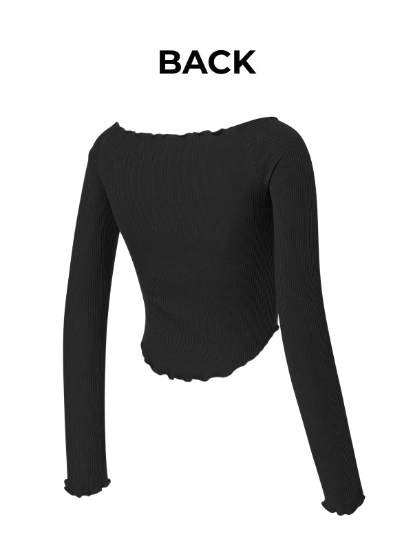 Plie Long Sleeve - Black