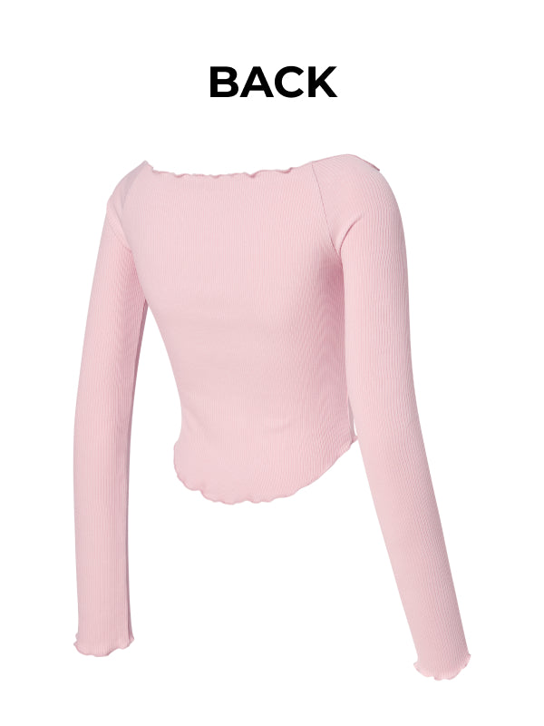 Plie Long Sleeve - Pink Swan
