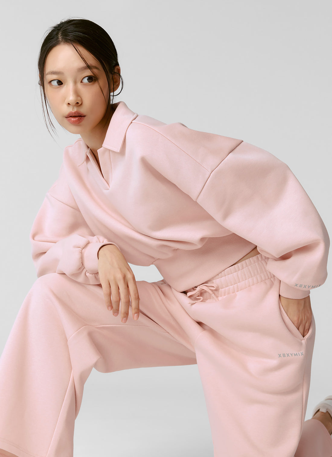 Fine Cotton Open Collar MTM - Salt Pink