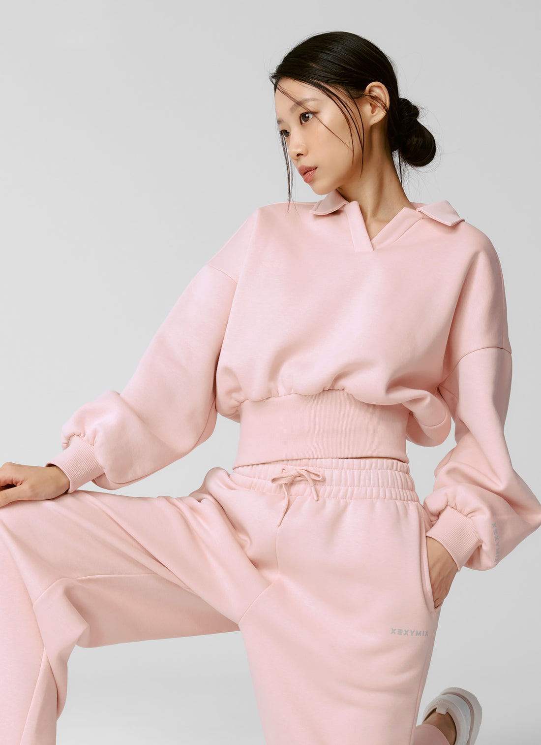 Fine Cotton Open Collar MTM - Salt Pink