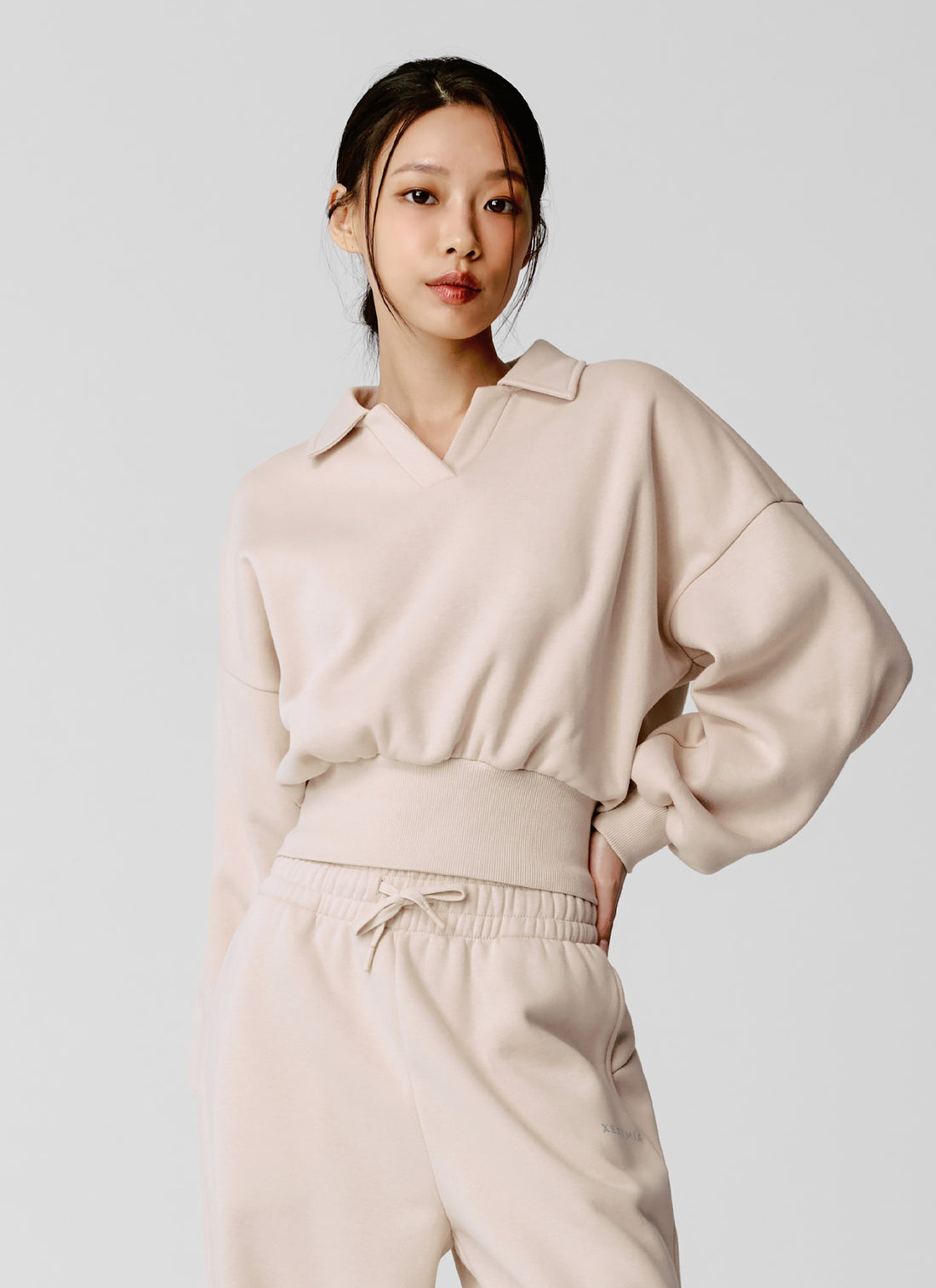 Fine Cotton Open Collar MTM - Ice Vanilla