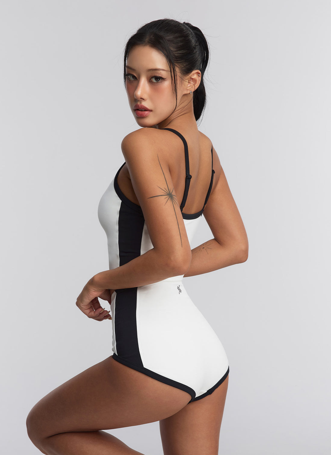 Summer Glow Line Bikini Shorts - Ivory