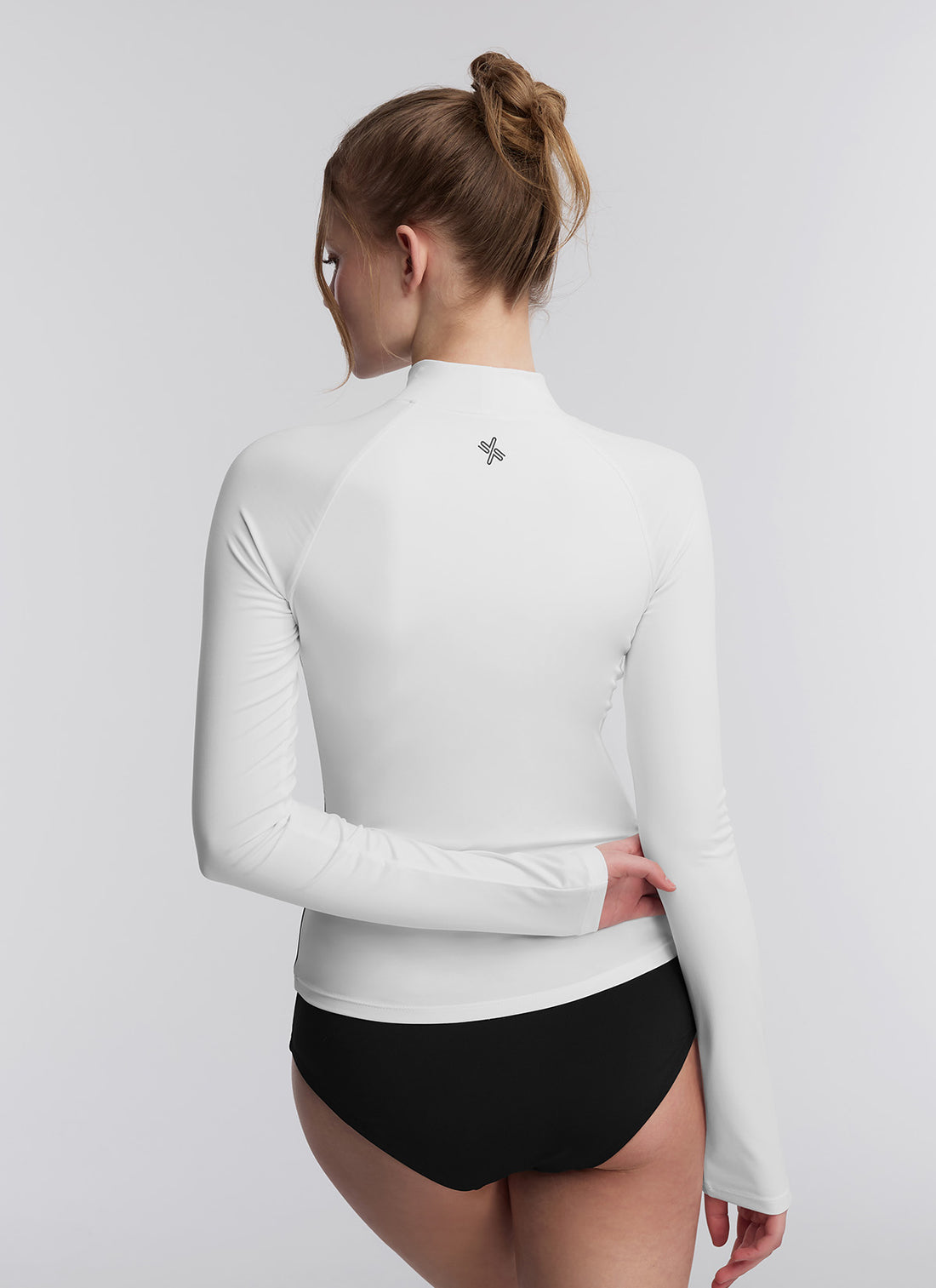 Black Label Signature Life Inpad Color Combination Rash Guard - Ivory