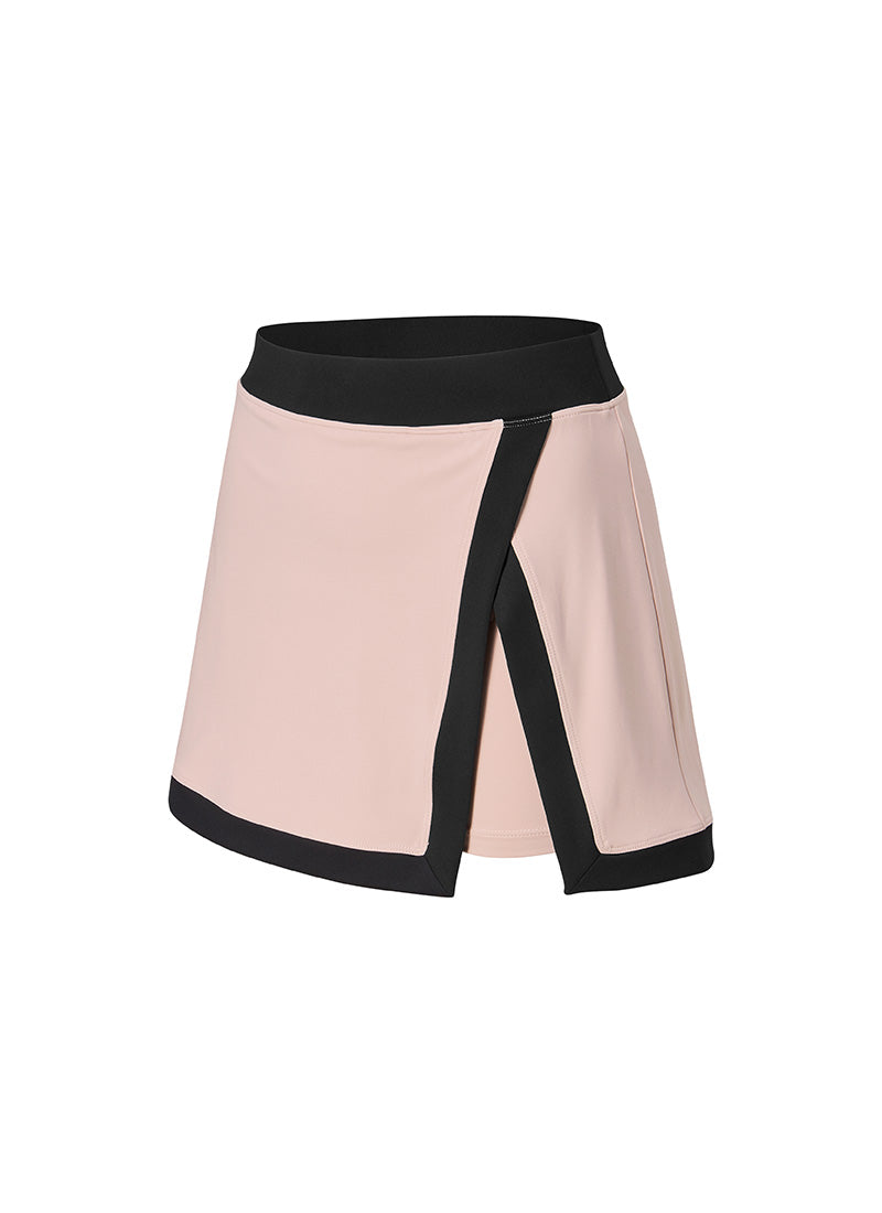 Color Combination Marine Two-in-One Skirt - Primrose Pink