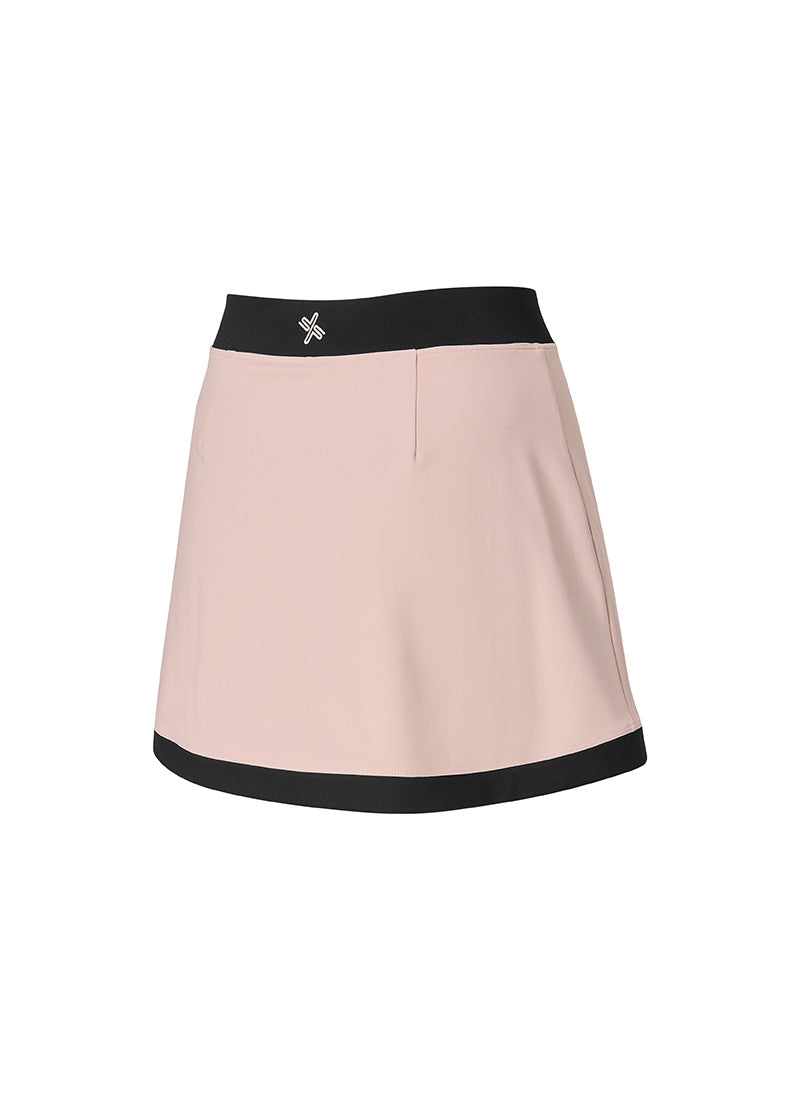 Color Combination Marine Two-in-One Skirt - Primrose Pink