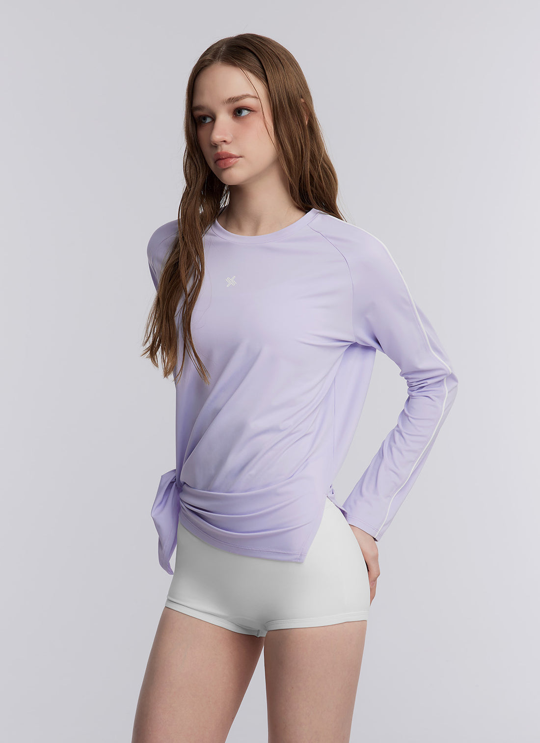 Black Label Signature Life Unbalance Piping Rash Guard - Evening Purple