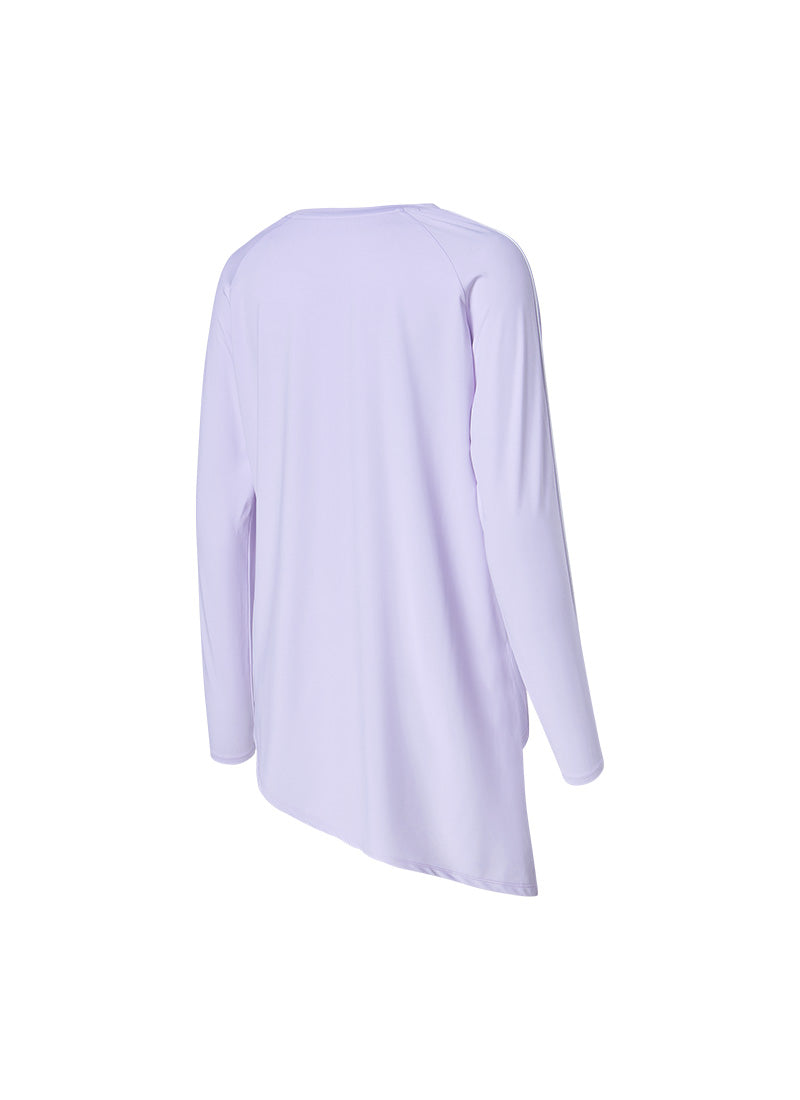 Black Label Signature Life Unbalance Piping Rash Guard - Evening Purple
