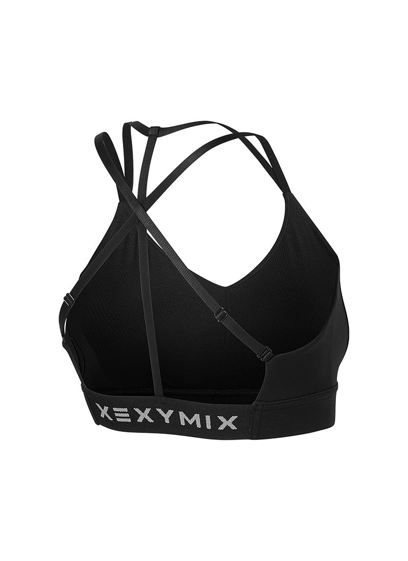 Black Label Signature 360N Two-Way Strap Bra Top - Black