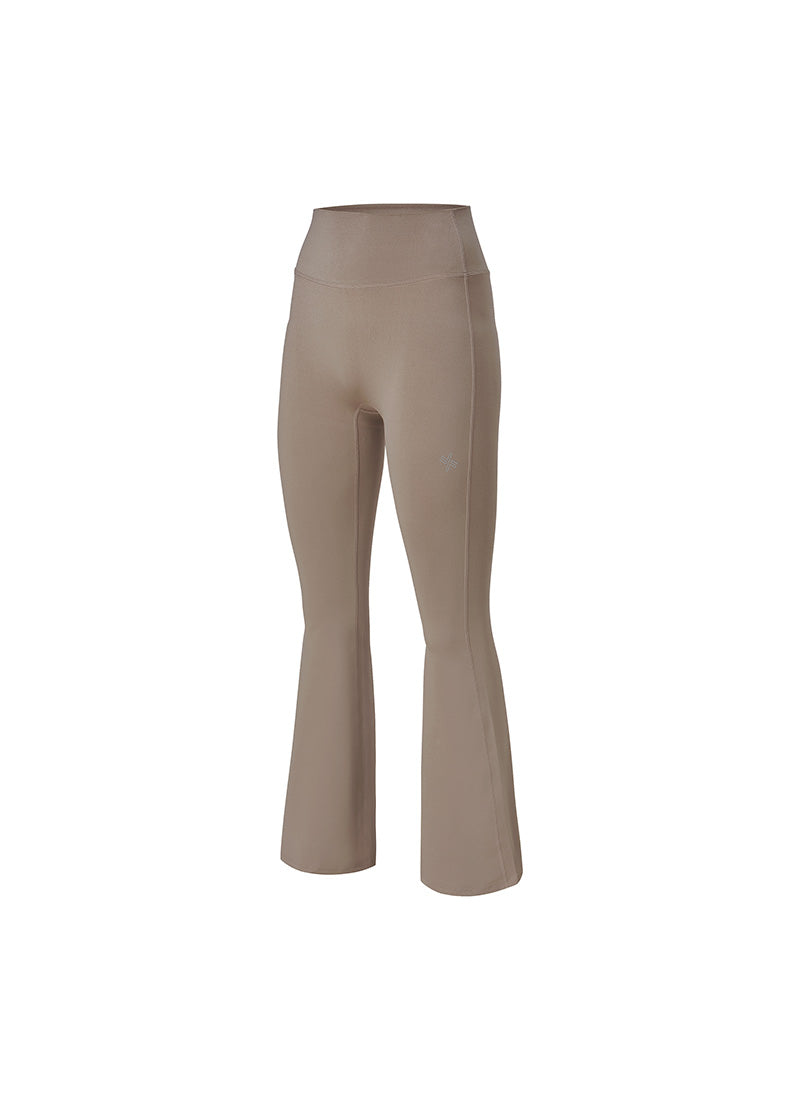 V-Up 3D Plus Bootcut Leggings - Grayish Brown