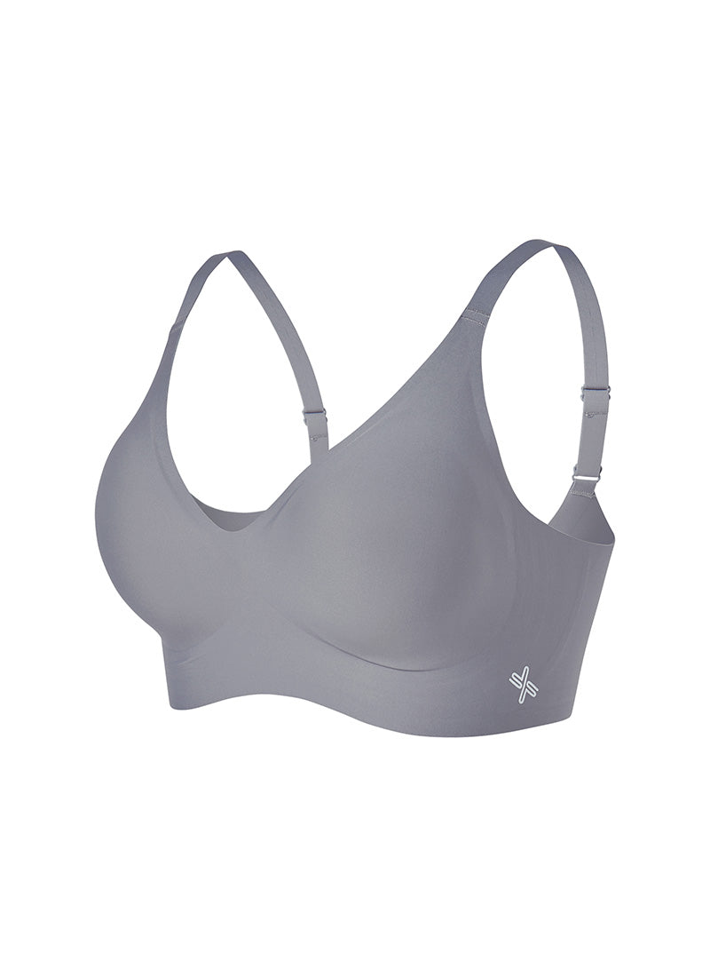Mellowday Hook Bra - Cool Gray
