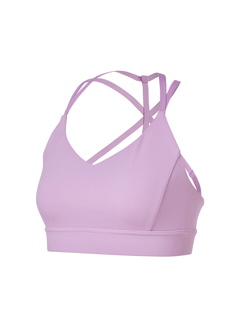 Black Label Signature 360N Two-Way Strap Bra Top - Lily Lavender