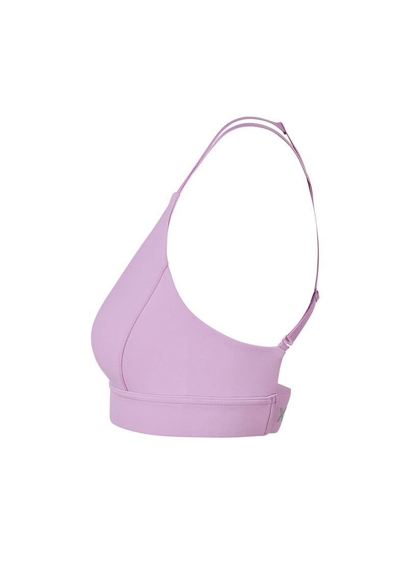 Black Label Signature 360N Two-Way Strap Bra Top - Lily Lavender