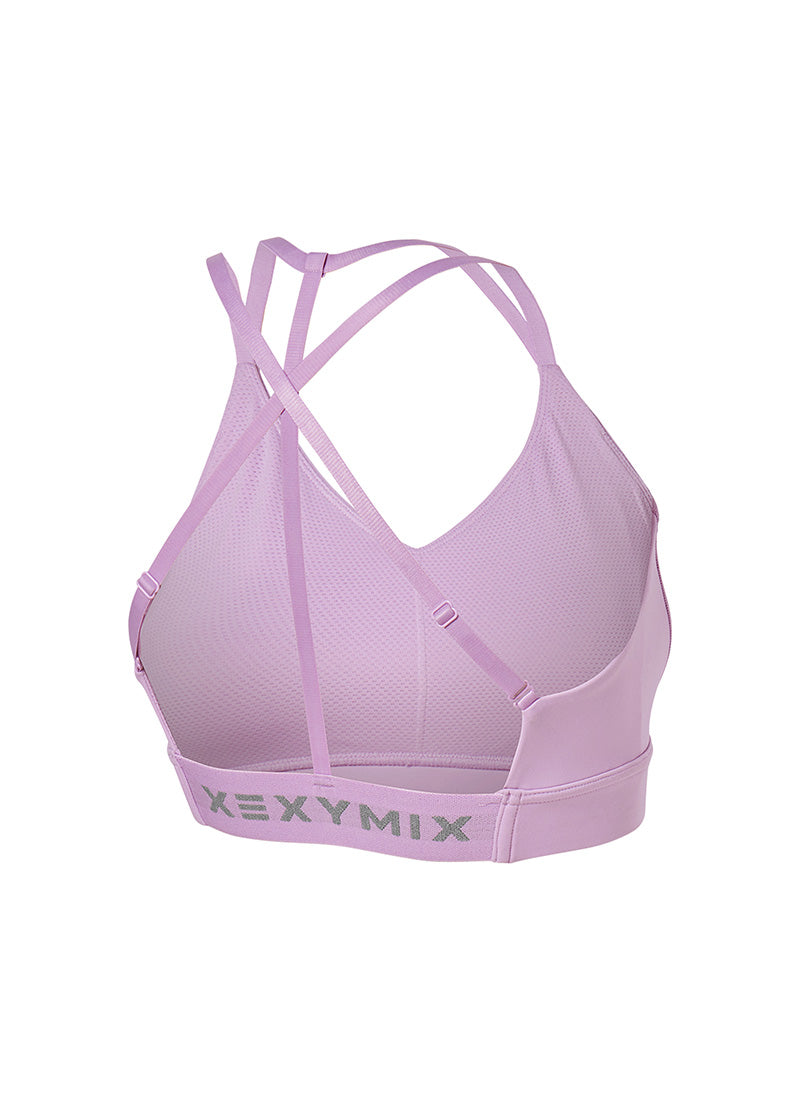 Black Label Signature 360N Two-Way Strap Bra Top - Lily Lavender