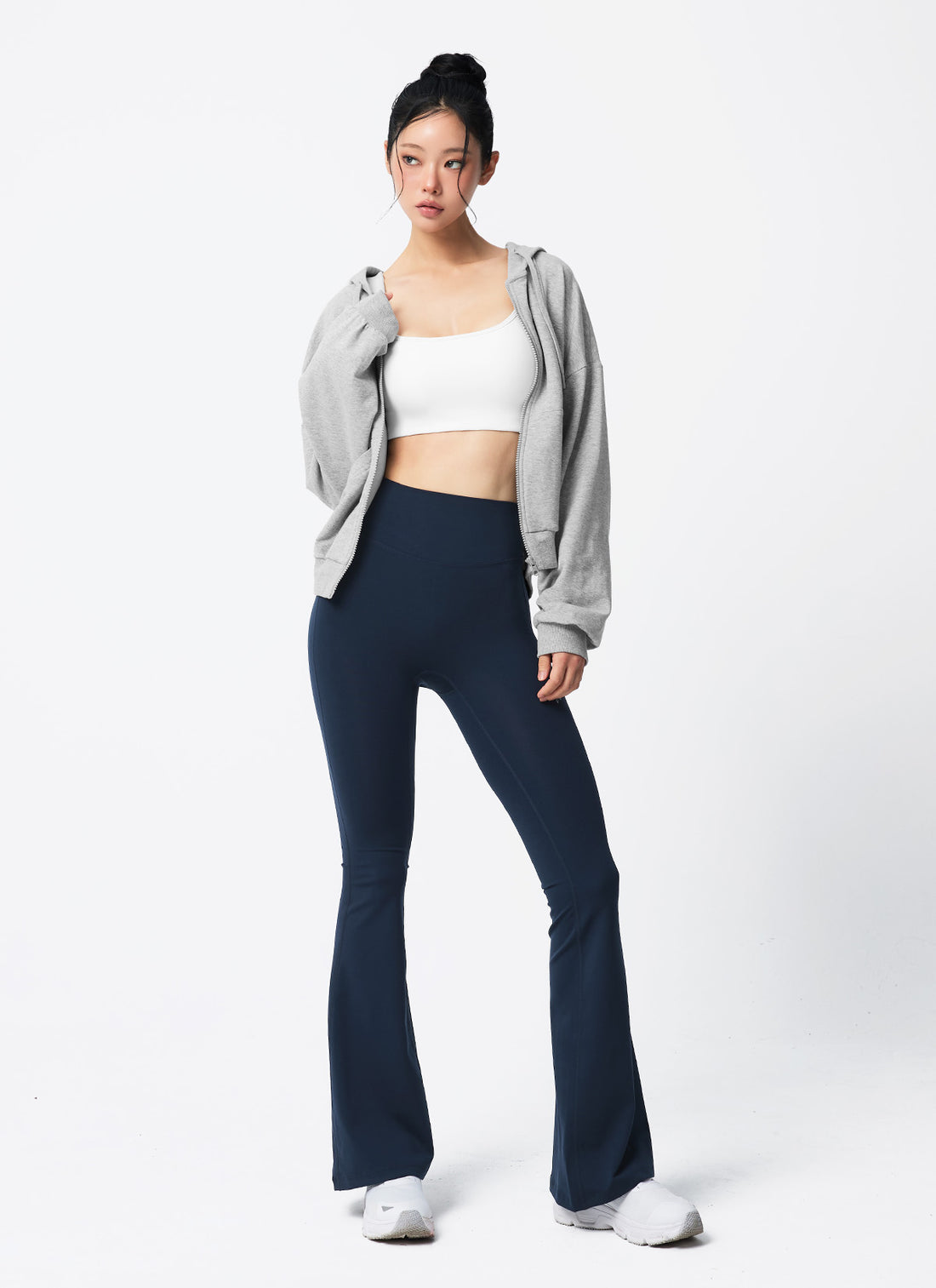 V-Up 3D Plus Bootcut Leggings - Matilda Navy