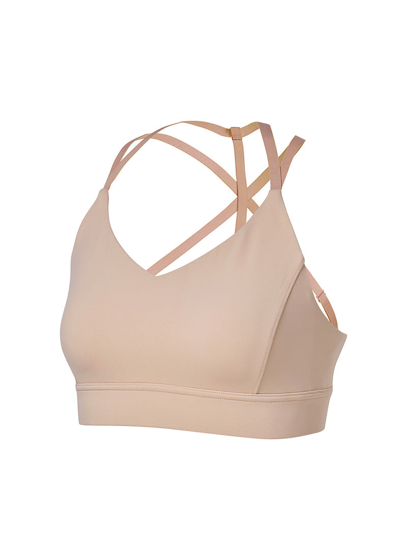 Black Label Signature 360N Two-Way Strap Bra Top - Pale Pink