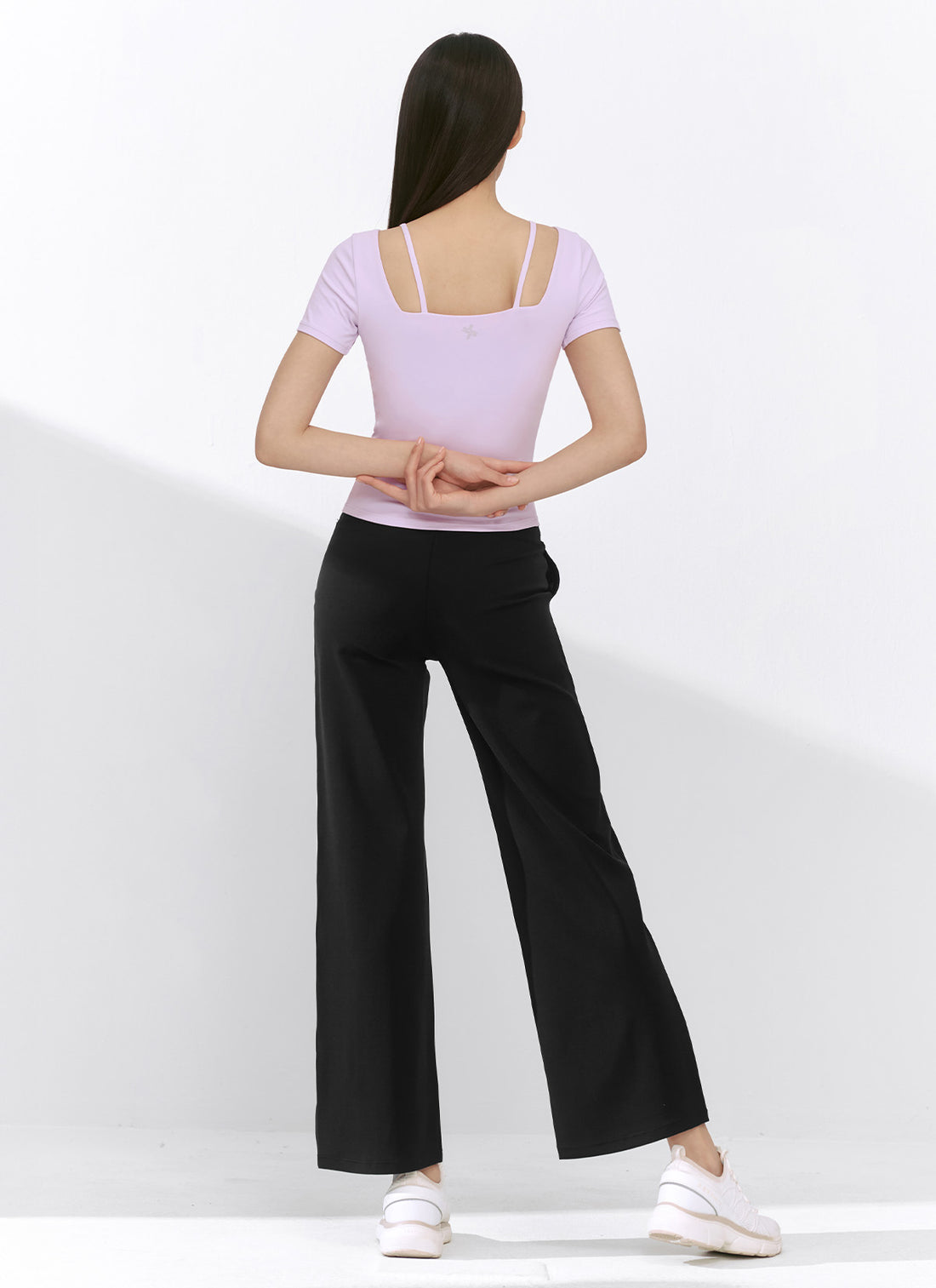 Black Label Signature PowerRise Pocket Wide Leggings - Black