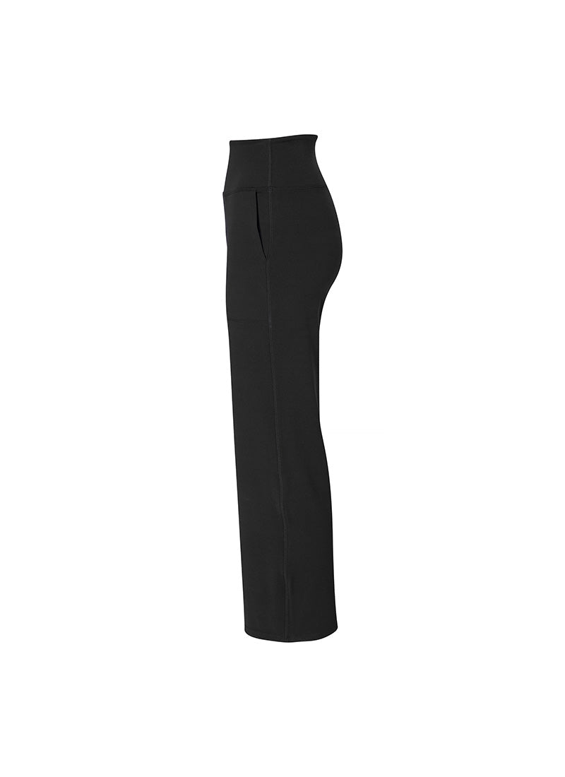 Black Label Signature PowerRise Pocket Wide Leggings - Black