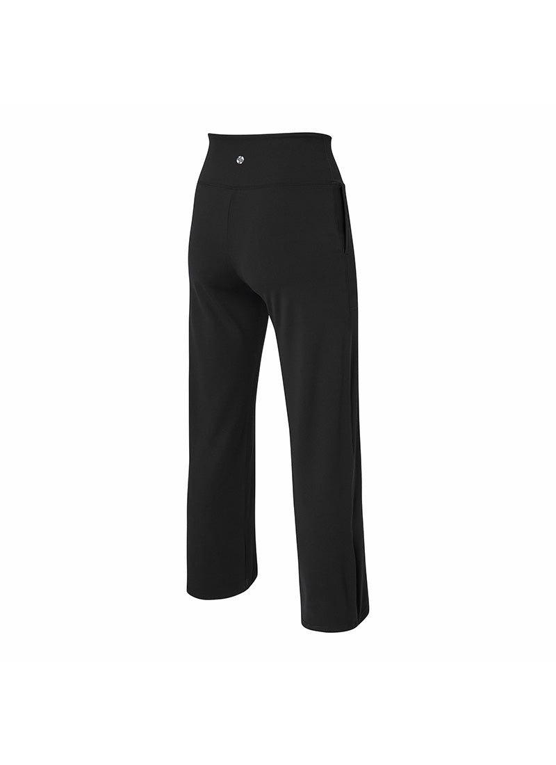Black Label Signature PowerRise Pocket Wide Leggings - Black