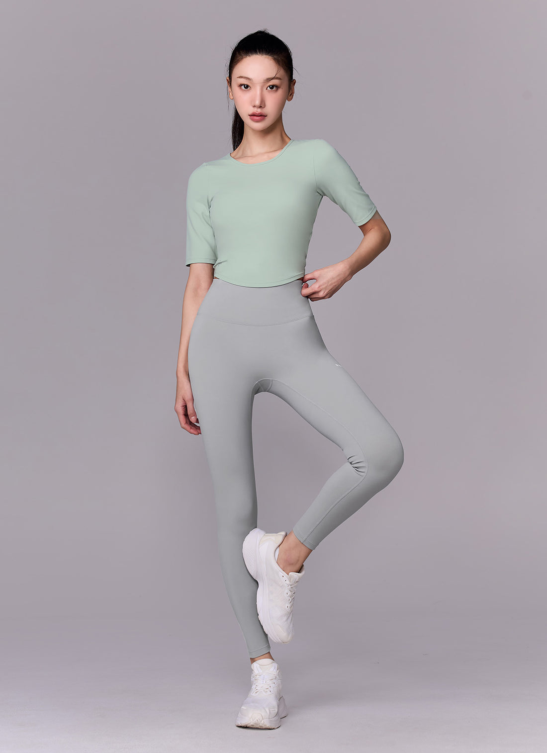 Black Label Signature Powerrise Inpad 5 Short Top - Lime Cream