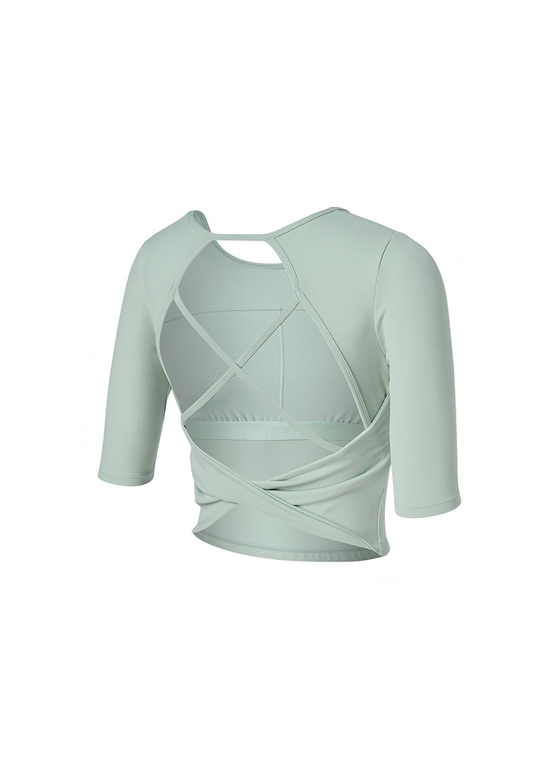 Black Label Signature Powerrise Inpad 5 Short Top - Lime Cream