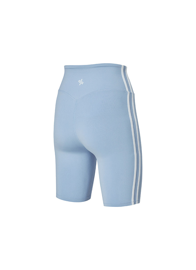 Comfort Fine Trackline 5" Leggings - Aero Blue