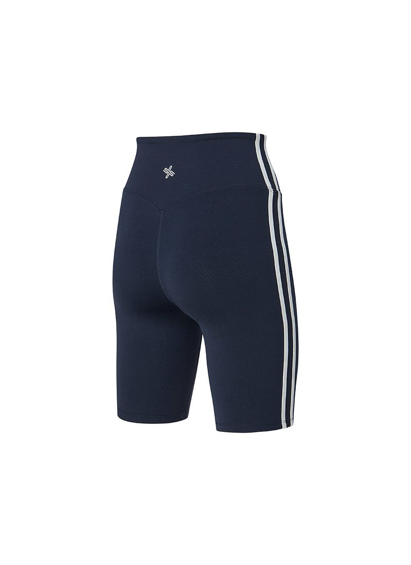 Comfort Fine Trackline 5" Leggings - Fog Navy