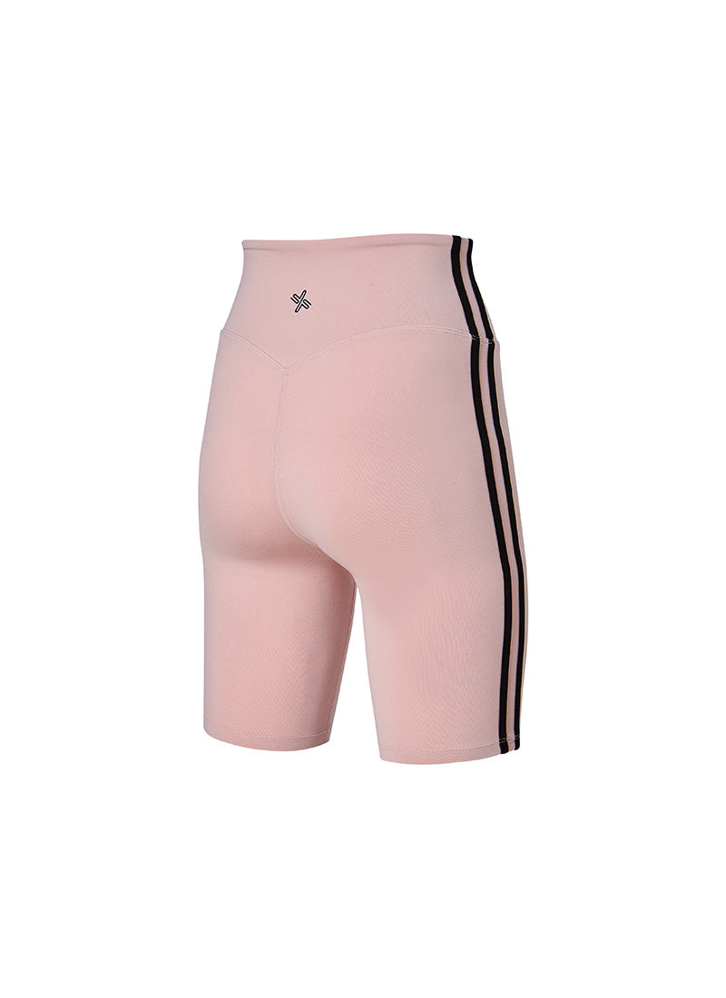 Comfort Fine Trackline 5" Leggings - Muhly Pink