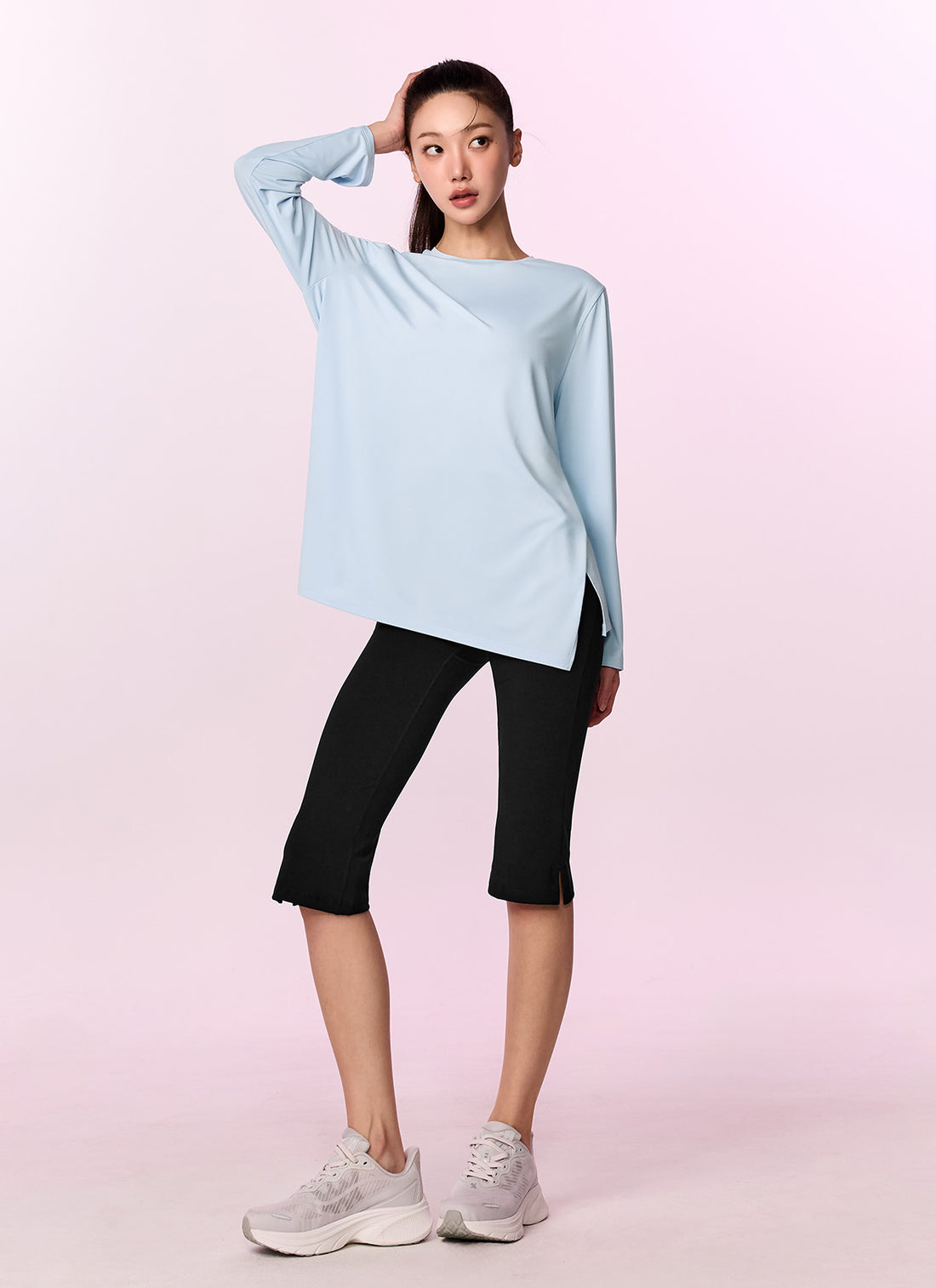 Comfort Fine Capri Leggings - Black